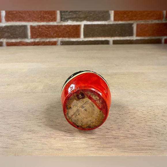 Russian Nested Doll Strawberry Design Matryoshka 3" Vintage Hand Painted - Picture 12 of 16